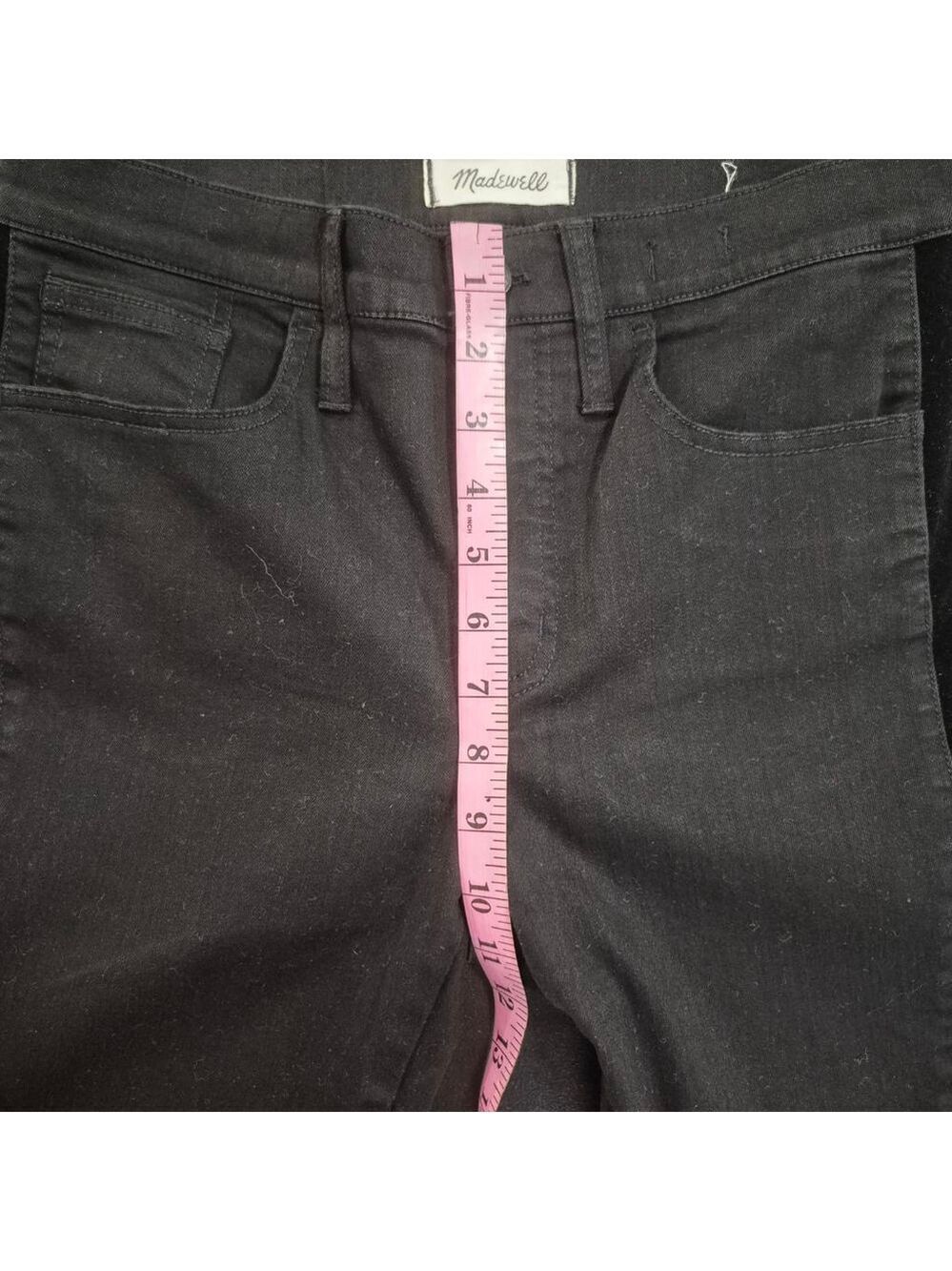 Women's Madewell Black Skinny Jeans Size 29 - Picture 6 of 7